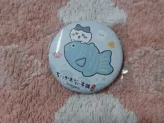 もぐもぐ本舗 川越限定 マット缶バッジ in カプセル ハチワレ