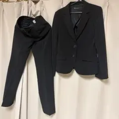 ストライプ ブラック パンツスーツ 9AR