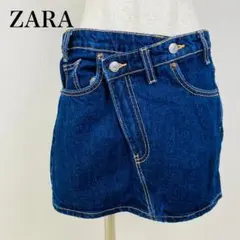 美品 ZARA ザラ デニム ミニスカート XS