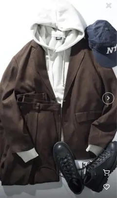 【試着のみ】フリークスストア ブラウン セットアップ Mサイズ