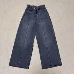 SNIDEL スナイデル＊デザインワイドデニム