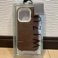 wizu iPhone15Pro スマホケース レザー ショルダーブラウンのサムネイル