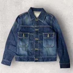 【美品】ANOTHER EDITION アローズ デニムジャケット Gジャン S