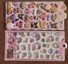 ハローキティ 立体シール 2シートセット