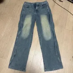 Dazy Mサイズ ワイドレッグデニムパンツ