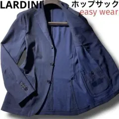 美品 LARDINI ホップサック easy wear テーラードジャケット
