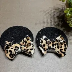 ディズニーヘアピンヒョウ柄D