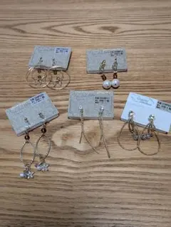 新品　イヤリング　５点セット　まとめ売り