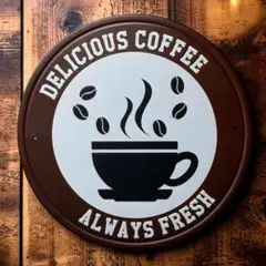 Delicious Coffee ブリキ看板 アメリカン雑貨 USA