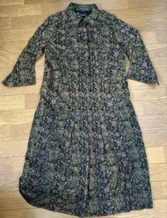 昭和　レトロ　ワンピース　ビンテージ　古着　花柄　ヴィンテージ　ボーベル