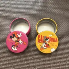 ミッキーマウス・ドナルドダック 空き缶　二個