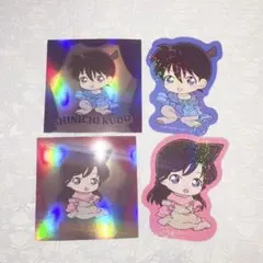 名探偵コナン ちぢませ隊 ステッカーコレクション2 工藤新一 毛利蘭