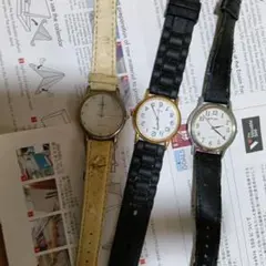 ジャンク　腕時計 3本セット KRONE ALBA