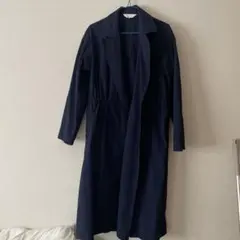 ALPHA CUBIC ネイビー ロングコート