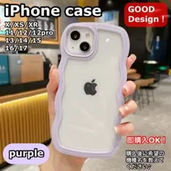 iPhoneケースうねうね×クリアケース韓国風衝撃吸収可愛いパステルスマホケース