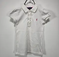 RALPH LAUREN【ラルフローレン】キッズ　半袖　ポロシャツ　フリル