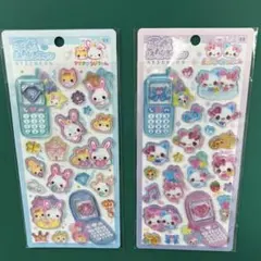 平成はっぴーフォン まじかるみゅーちゃん フワフワらびちゃん 新品 ２枚セット