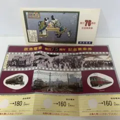 ［絶版］阪急電車 創立75周年 記念乗車券　24-A-6300のサムネイル