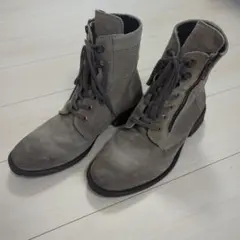 −る様限定　DIESEL グレー スエード ワークブーツ