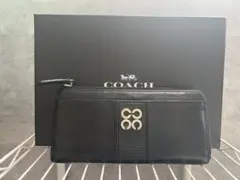 COACH Y2K 長財布 L字ファスナー ブラックのサムネイル