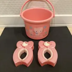 ハローキティ バケツと洗濯バサミセット