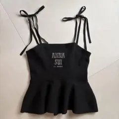 【希少】ANNASUI×LILYBROWティアード　キャミソール　ブラックのサムネイル