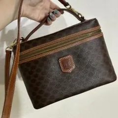 CELINE セリーヌ 2way ショルダーバッグ ハンドバッグ マカダム柄