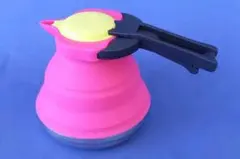 シリコン　たためるケトル　アウトドアのサムネイル