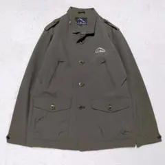 L.L.Bean ナイロンジャケット ミリタリー M カーキ ロゴ刺繍のサムネイル