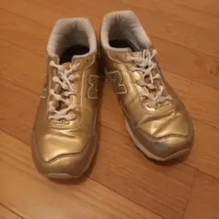 New Balance 515 ゴールド スニーカー 21.5cm 21