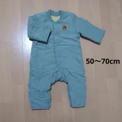 ベビー用ジャンプスーツ 50〜70cm カーキ