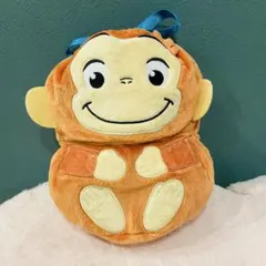 おさるのジョージ ぽってり ぬいぐるみ巾着ポーチ
