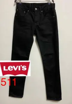 ★ 状態良好 levis リーバイス 511 ブラック デニム w28 G