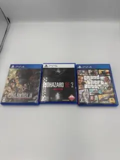 PS4,PS5セット バイオハザードRE2 ファイナルファンタジー12グラセフ5