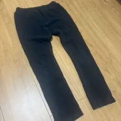 黒 ロングパンツ ウエストゴム　120
