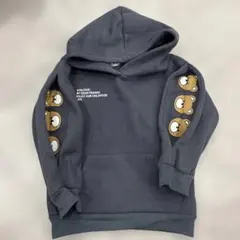 裏起毛　トレーナー　隠しクマさん　110