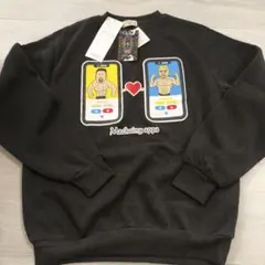 新品　パロディ　トレーナー　裏起毛