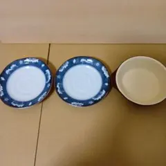 和柄 皿 2枚と取っ手付耐熱皿 1個セット