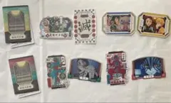 鬼滅の刃 ダイカットステッカー3 かまぼこ、猗窩座、魘夢 2種セット