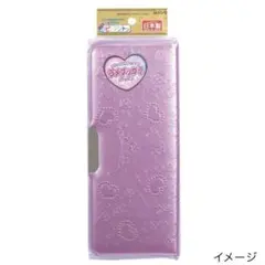 新品 ラメプックリ ピッタントン 筆箱 ペンケース 両面 2ドア 日本製 女の子