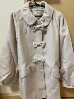 earth music & ecology リボン付きダッフルコート Sサイズ