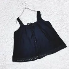 【OLIVE des OLIVE】　レースキャミソール　ノースリーブ　シルク混のサムネイル