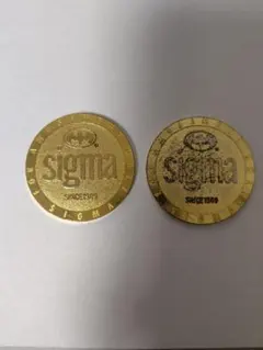 【傷や汚れありバットマン sigma アミューズメント メダル 2枚セット