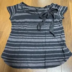 JOSEPH ストライプ リボン付き 半袖Tシャツ Sのサムネイル