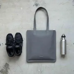 objcts.io フラット レザー トートバッグ 土屋鞄 ブラック 黒 本革