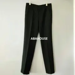 美品ABAHOUSE黒テーパードパンツS　XSセンタープレス