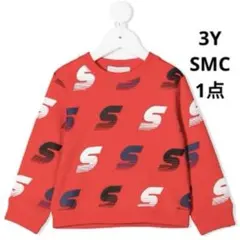 セール　新品　SMC ロゴプリント 裏起毛スウェット 3Y