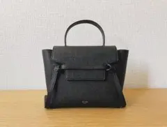 CELINE セリーヌ ベルトバッグ ナノ ブラック フィービー期 旧ロゴ