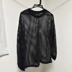 長袖トップス　シアー