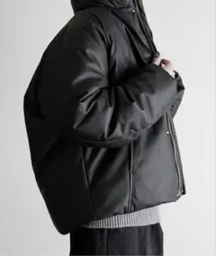 kuuupy ボリュームショート中綿ジャケット（690フィルパワー）